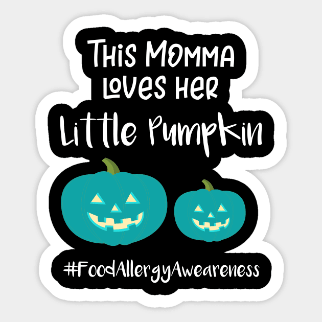 This Momma Loves Her Little Pumpkin Sticker by DANPUBLIC